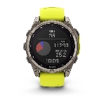 Умные часы Garmin Fenix 8, 1.6' AMOLED, Wi-Fi, Bluetooth, NFC, 100м, серебристый / желтый, фото3