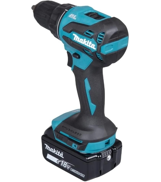Дрель-шуруповерт Makita DDF490SFJ 12, 18 В, 3 Ач, 50 Нм, бесщеточный