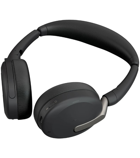 Гарнитура Jabra Evolve2 65 Flex чёрный, беспроводная, Bluetooth, до 32 ч