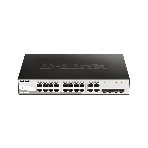 Коммутатор D-Link DGS-1210-20/F1A, 16×1 Гбит/с + 4×1 Гбит/с SFP, настраиваемый, фото 1