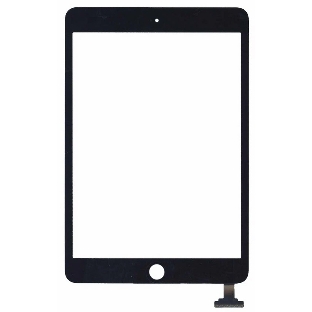 Сенсорное стекло (тачскрин) Ipad mini 3 (retina) no IC (A1599, A1600), черное