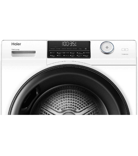 Сушильная машина Haier HD90-A2959 белый, 9 кг, сушка - тепловой насос, программ - 12, 59.5 x 84.5 x 66.5 см