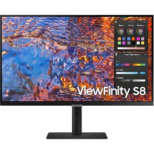 Монитор 27' Samsung S27B800PXI IPS 3840x2160, 60 Гц, 5 мс, 350 кд/м², 16:9, 1xHDMI, 1xDP, 4xUSB-A 3.0, 1xUSB-C, черный