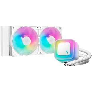 Система жидкостного охлаждения DeepСool LE240 V2 WH (R-LE240-WHAMMN-G-2)