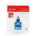 USB-концентратор Gembird UHB-CN224, USB 2.0, Mini USB 2.0 4-port, USB, фото3
