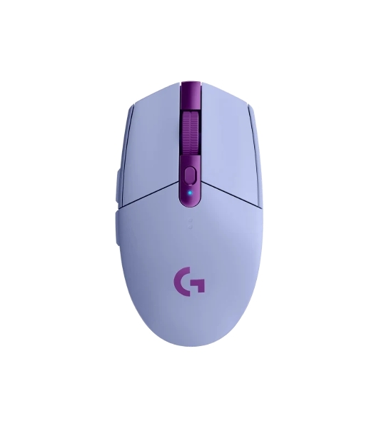 Мышь беспроводная Logitech G304 Lightspeed фиолетовый, 12000 dpi, радиоканал, USB, кнопки - 6