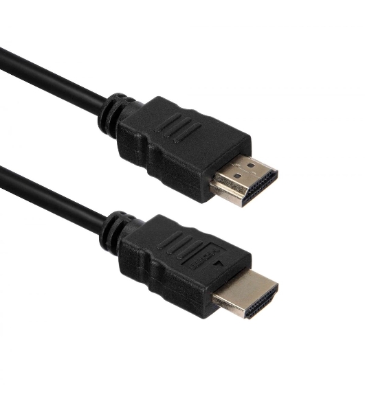 Кабель ACD-DHHM1-18B HDMI 1.4, Golden Plated,19m/19m, черный, 1.8м