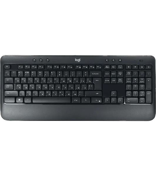 Комплект клавиатура+мышь Logitech MK540 беспроводной, USB, 1000 DPI, чёрный