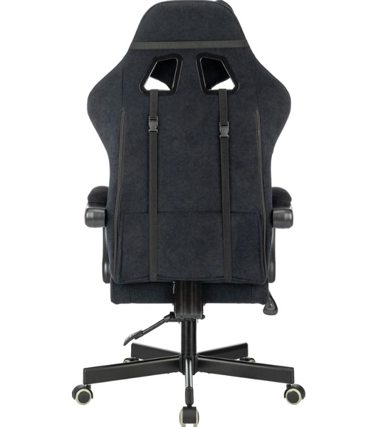 Кресло A4Tech Bloody GC-560 черный, ткань, 150 кг, подголовник, регулируемые подлокотники, механизм качания