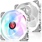 Вентилятор для корпуса Case Cooler Raijintek AGERAS 12 ARGb-1 (120x120x25мм, 4-pin PWM, 67.38CFM, 33dBA, 2200RPM, белый), фото3