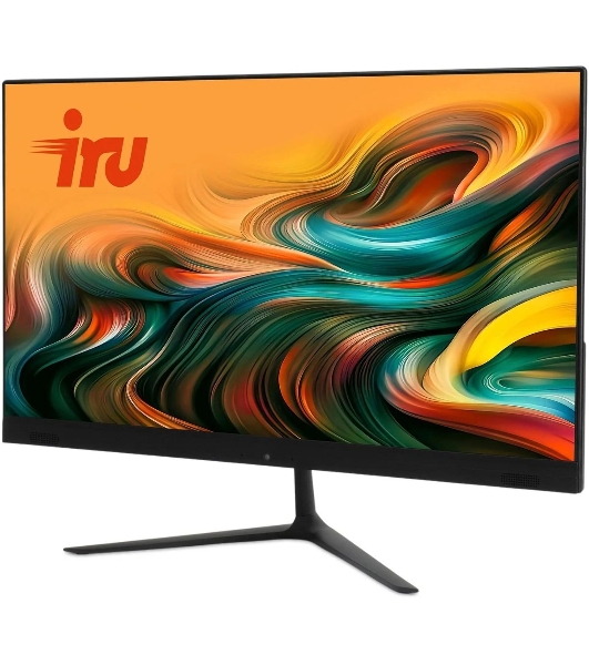 Моноблок IRU P233 23.8' Full HD i3 1005G1 (1.2) 8Gb SSD256Gb CR Windows 11 Professional GbitEth WiFi BT 120W Cam черный 1920x1080