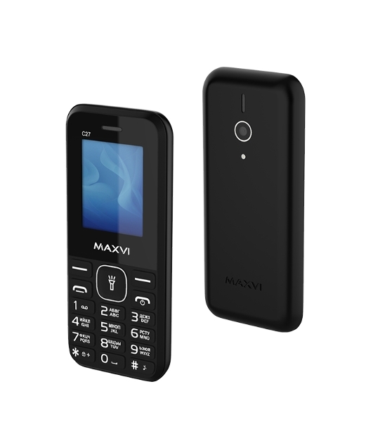 Мобильный телефон Maxvi C27 черный