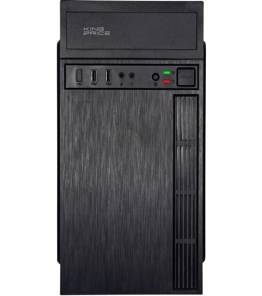 Компьютерный корпус KingPrice KPCC-MN210 черный без БП mATX 1x80мм 2x120мм 2xUSB 2.0 audio