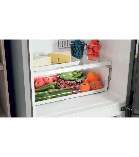 Холодильник Indesit ITS 4200 G серебристый двухкамерный 247/78л морозилка снизу, No Frost