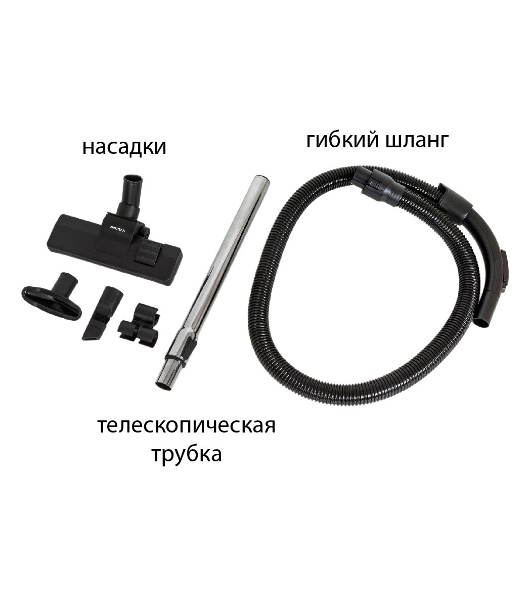 Пылесос SUPRA VCS-2525 серый/красный, 420/2450 Вт, уборка сухая, пылесборник контейнер 3.5 л