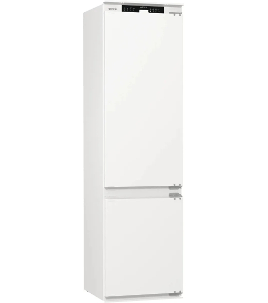 Встраиваемый холодильник Gorenje NRKI519141 белый двухкамерный 207/68 л морозилка снизу, No Frost