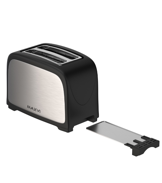 Тостер Maxvi KT824S silver-black
