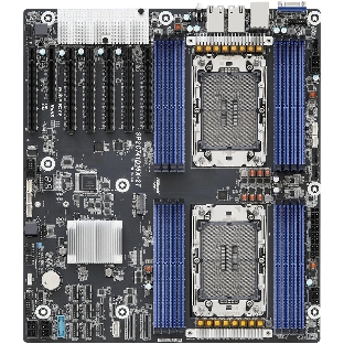 Серверная материнская плата ASRock SP2C741D16X-2T, 2xLGA4677, Intel C741, 16xDDR5, 13xSATA, 1xM.2, 6xPCIe 5.0 x16, 1xPCIe 5.0 x8, 1xVGA, 2x10Gb LAN, IPMI, 2xUSB-A 2.0, EEB