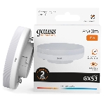 Лампа светодиодная Gauss Elementary 13Вт цок.: GX53 таблетка 220B св. свеч. бел. теп. Tablet (упак.: 10 шт), фото 1
