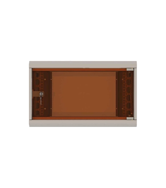 Шкаф коммутационный Suprlan (05-1063) настенный 6U 600x450 мм пер. дв. стекл направл. под закл. гайки 70 кг RAL 7035 385 мм 15.7 кг 360 мм