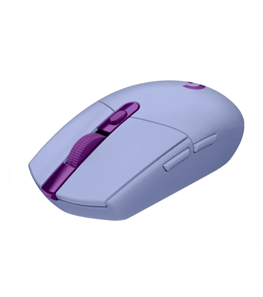 Мышь беспроводная Logitech G304 Lightspeed фиолетовый, 12000 dpi, радиоканал, USB, кнопки - 6