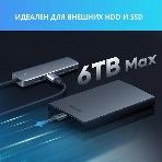 USB-концентратор UGREEN CM219-70336, USB Type-C, USB, USB Type-C, фото5