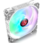 Вентилятор для корпуса Case Cooler Raijintek AGERAS 12 ARGb-1 (120x120x25мм, 4-pin PWM, 67.38CFM, 33dBA, 2200RPM, белый), фото 1