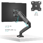 Кронштейн (держатель) ONKRON G80 для монитора 13'-32' дюймов настольный, черный, фото7