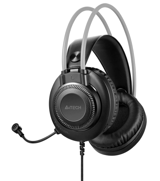 Гарнитура A4Tech Fstyler FH200i серый, проводная