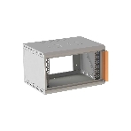 Шкаф коммутационный Suprlan (05-1063) настенный 6U 600x450 мм пер. дв. стекл направл. под закл. гайки 70 кг RAL 7035 385 мм 15.7 кг 360 мм, фото4