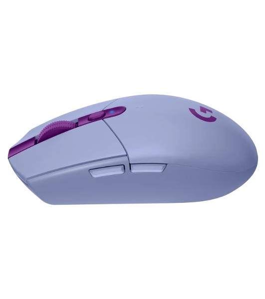 Мышь беспроводная Logitech G304 Lightspeed фиолетовый, 12000 dpi, радиоканал, USB, кнопки - 6
