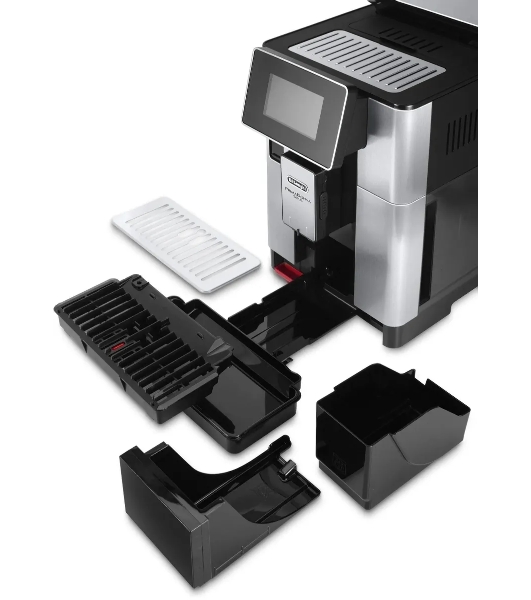 Кофемашина автоматическая DeLonghi ECAM610.75.MB черный/серебристый, исп. кофе - молотый/зерновой, 2.2 л, 1450 Вт, 19 Бар