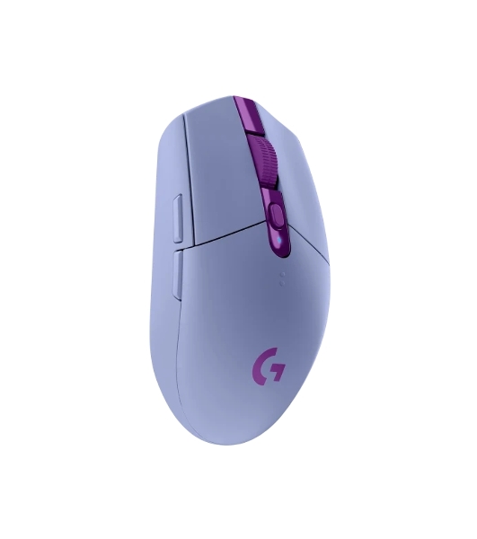 Мышь беспроводная Logitech G304 Lightspeed фиолетовый, 12000 dpi, радиоканал, USB, кнопки - 6