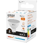 Лампа светодиодная Gauss Elementary 13511 11Вт цок.:GU5.3 софит 180B св.свеч.бел.теп. MR16 (упак.:10шт), фото4