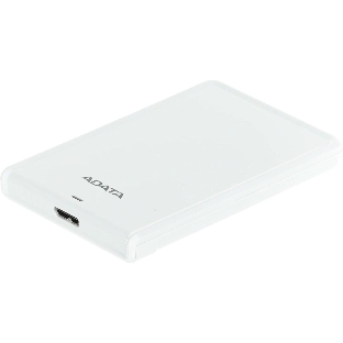 Внешний HDD 2.5' ADATA HV620S, 2TB, USB 3.2 Gen 1 Type-A, 5400 rpm, белый