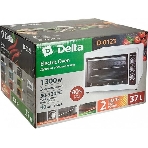 Мини-печь Delta D-0123 белая с тэном повыш мощности,1300 Вт, 37 л, фото2