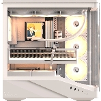 Компьютерный корпус Formula V Line Crystal U9 PA White, ATX, TYPE-C*1, USB3.0*2, Curved Glass, SIDE 3x PERFORMANCE ARGB, REAR 1x PERFORMANCE ARGB, фото4