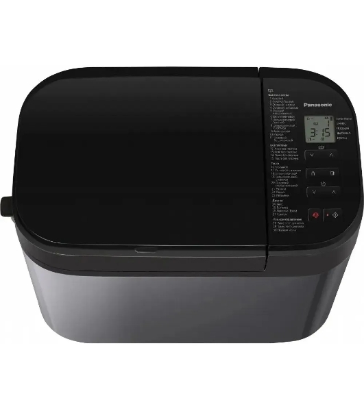 Хлебопечка Panasonic SD-YR2540HTS серый/черный, 550 Вт, 1.1 кг, 30 программ