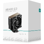 Кулер для процессора DEEPCOOL AK400 G2 LGA1851/1700/1200/115X/AM5/AM4 (12шт/кор, TDP 220W, PWM, Fan 120мм, 4 тепл. Трубки, Wood-grain top cover, черный) RET (R-AK400G2-BKNNMN-GJD), фото2