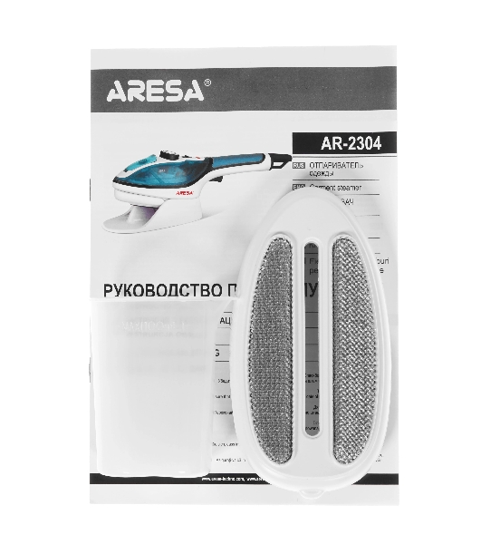 Отпариватель Aresa AR-2304 бирюзовый, 1000 Вт, 25 г/мин, 90 мл