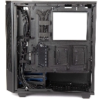 Компьютерный корпус Hiper PB81 черный без БП ATX 3x120мм 2xUSB2.0 2xUSB3.0 audio bott PSU, фото4