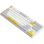 Клавиатура проводная A4Tech Bloody S87 Energy (S87 USB ENERGY WHITE) USB белый/желтый, фото24