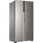 Холодильник Haier HRF541DM7RU серебристый двухкамерный 337/167л морозилка сбоку, No Frost, Side by Side, фото 1