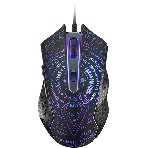 Мышь проводная Qumo Valhalla M35 черный, 3200 dpi, USB, кнопки - 6, фото 1