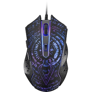 Мышь проводная Qumo Valhalla M35 черный, 3200 dpi, USB, кнопки - 6