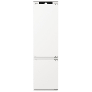 Встраиваемый холодильник Gorenje NRKI519141 белый двухкамерный 207/68 л морозилка снизу, No Frost
