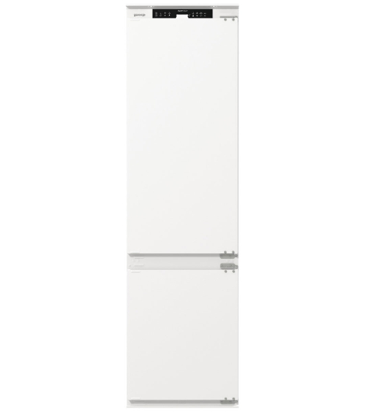 Встраиваемый холодильник Gorenje NRKI519141 белый двухкамерный 207/68 л морозилка снизу, No Frost