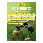 Триммер бензиновый Huter GGT-1500TX, 2 л.с., фото8