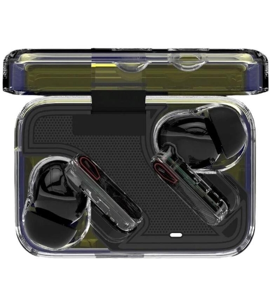 Наушники TWS Aksberry B21 Crystal черный, внутриканальные, Bluetooth, до 4 ч