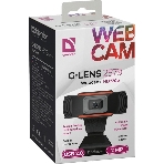 Веб-камера G-lens 2579 HD720p 1280x720, 30 кадр/с, USB Type-A, микрофон, автоосвещение, универсальное крепление, фото2